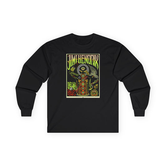 Vintage Jimi Hendrix Long Sleeve Tee - Unisex Crewneck T-Shirt